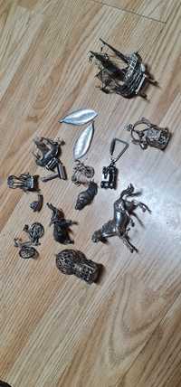 Miniaturi din argint masiv 7 ron