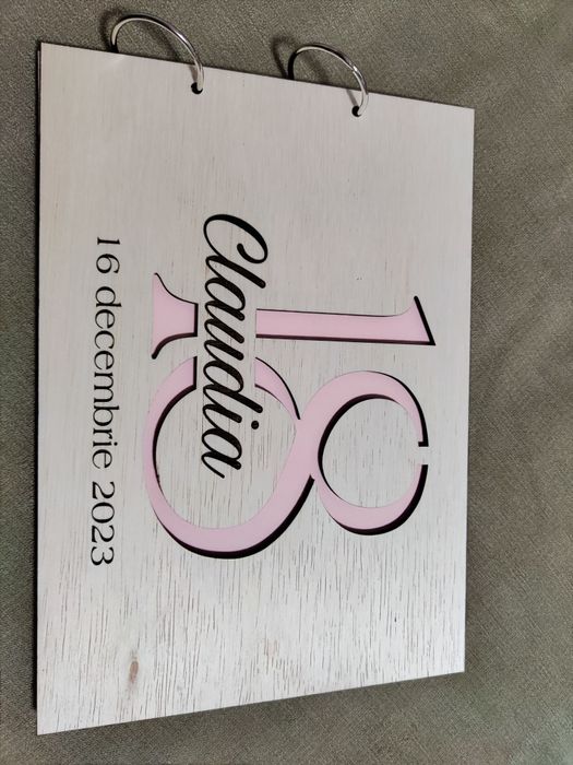 Guestbook - album foto nunta - caiet de amintiri pentru cabina foto sa