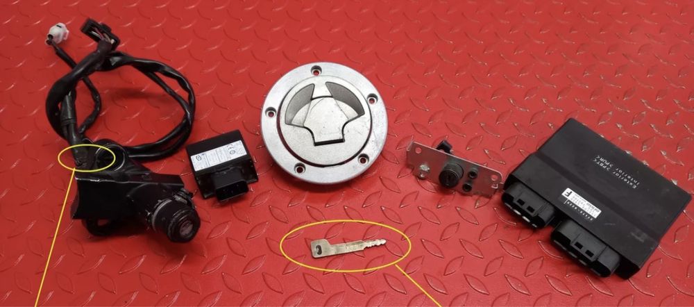 Kit contact chei ecu calculator kawasaki zx6r