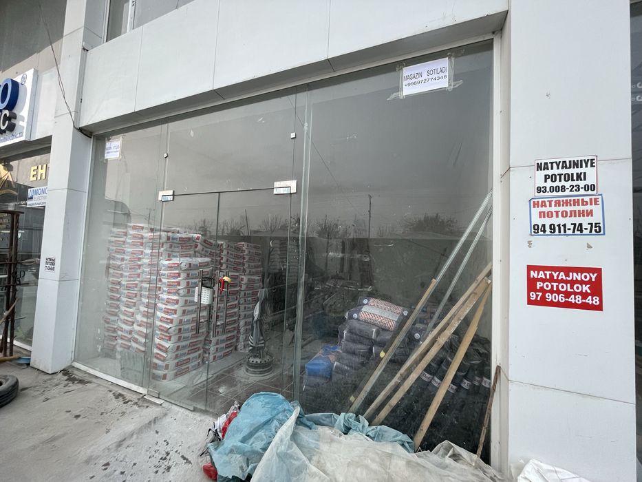 Дукон сотилади срочно янги бозор каропчи йулида