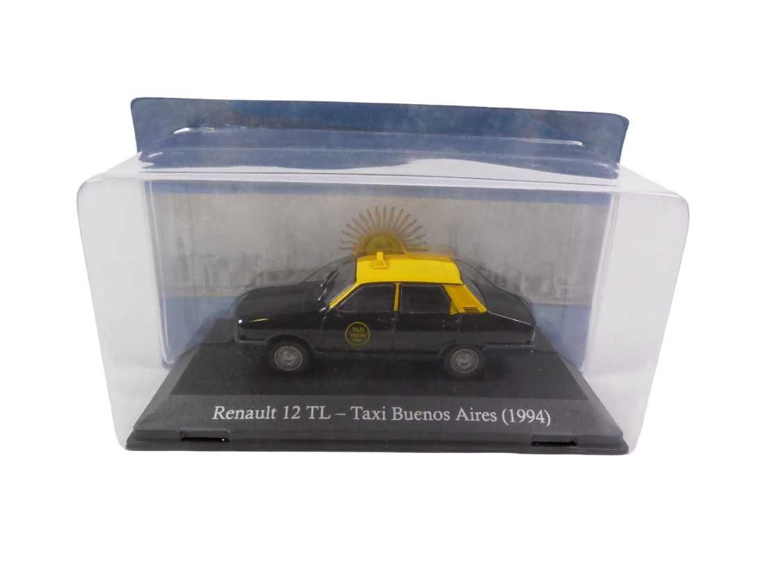 Macheta RENAULT 12 TL TAXI BUENOS AIRES 1994 - Ixo, scara 1/43.