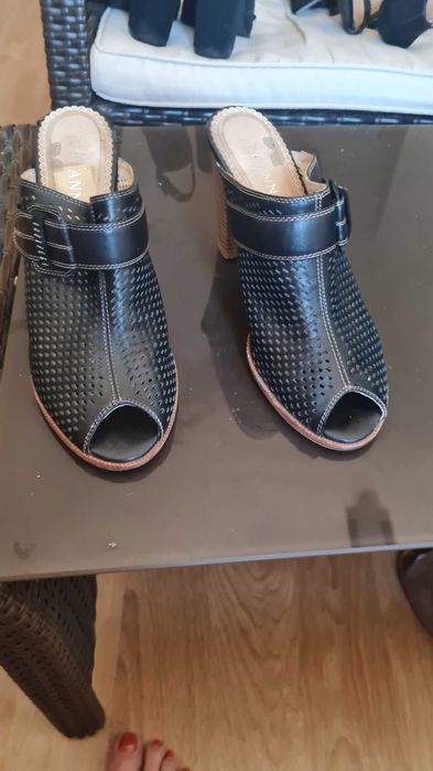 Saboti piele eleganti 38