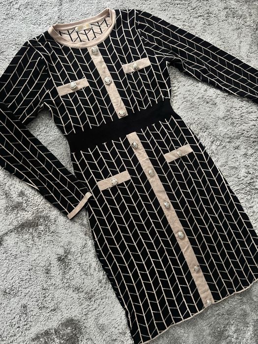 Rochie de seară tricotată călduroasă