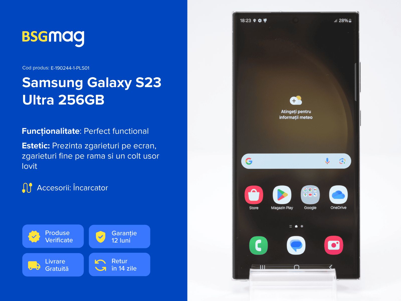 Telefon Samsung Galaxy S23 Ultra 256GB - BSGmag