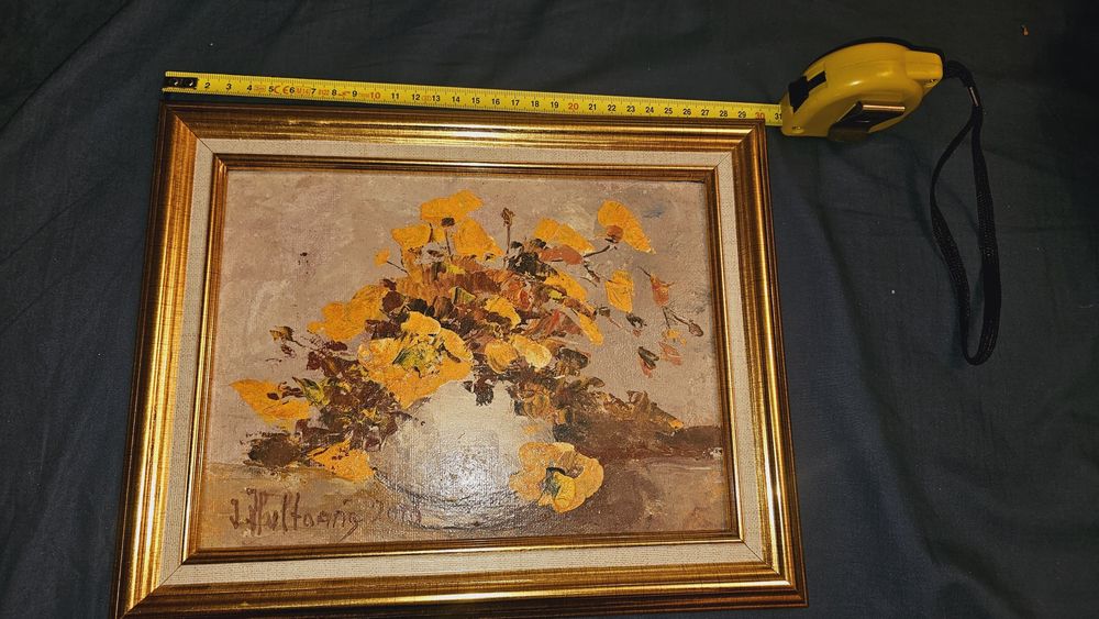 Tabloul pictura  Cos cu flori