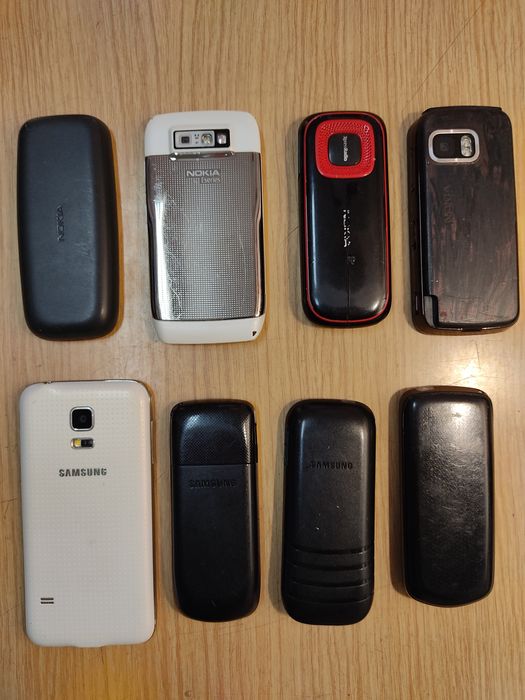 Nokia E71, Nokia 5030, Nokia 5800, Samsung S5 mini.