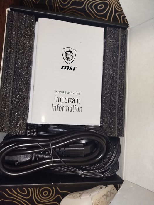 MSI mag a550BN 550 watt power suply