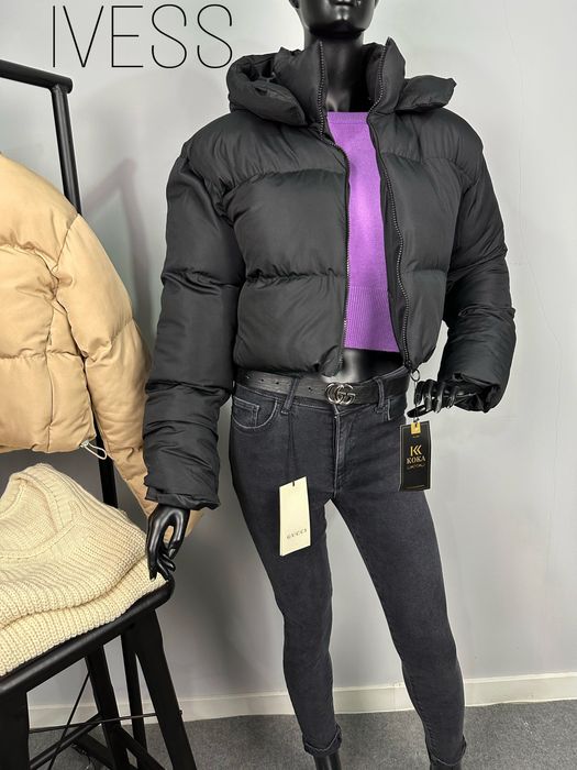 Дамско късо  зимно яке