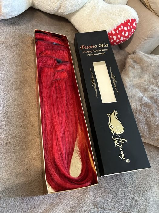 Extensii clip-on ROSU INTENS