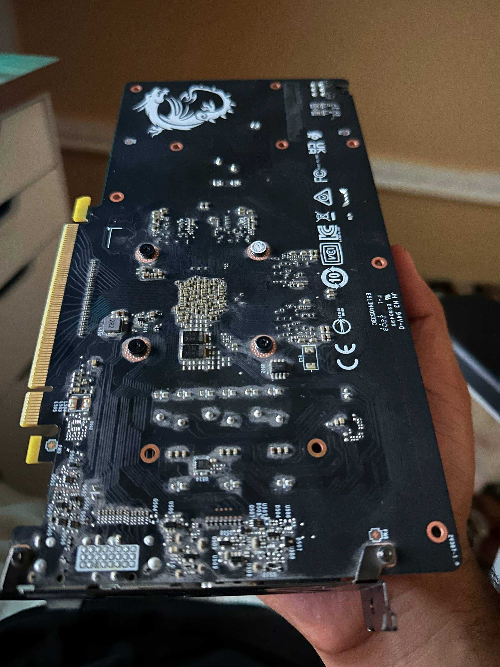 NVIDIA GeForce GTX 1650 MSI video kartasi