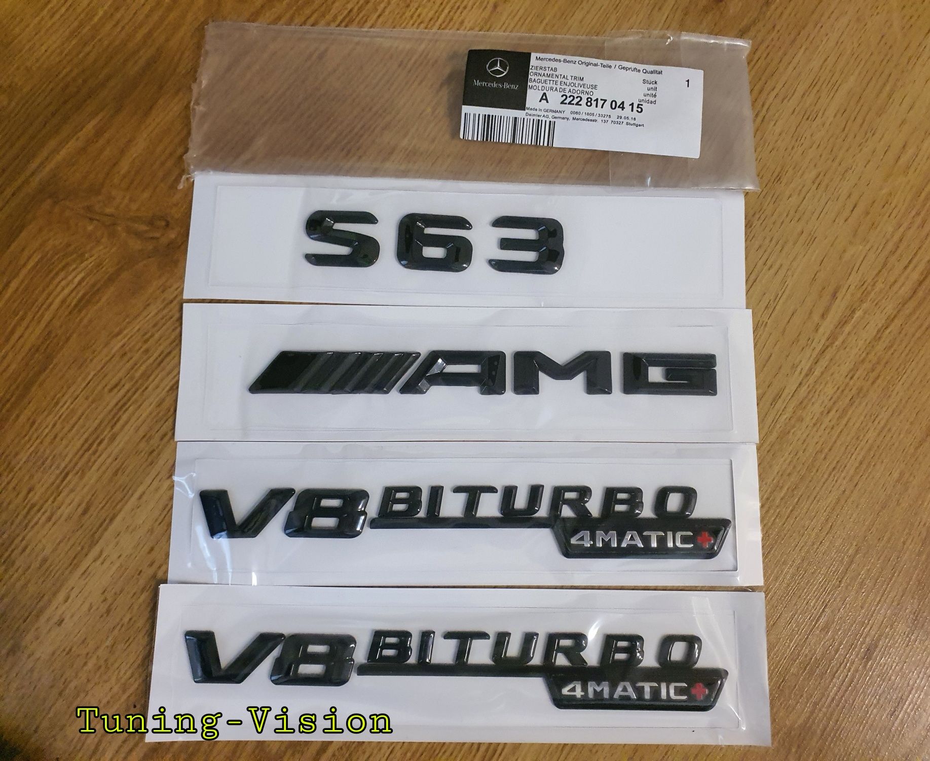 Емблема V8 Biturbo AMG S63AMG G63AMG W222C217W221W463W464W218C292W166