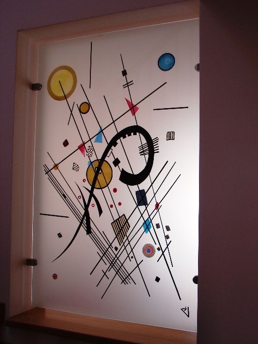 Pictura pe sticla - reproducere Wassily Kandinsky