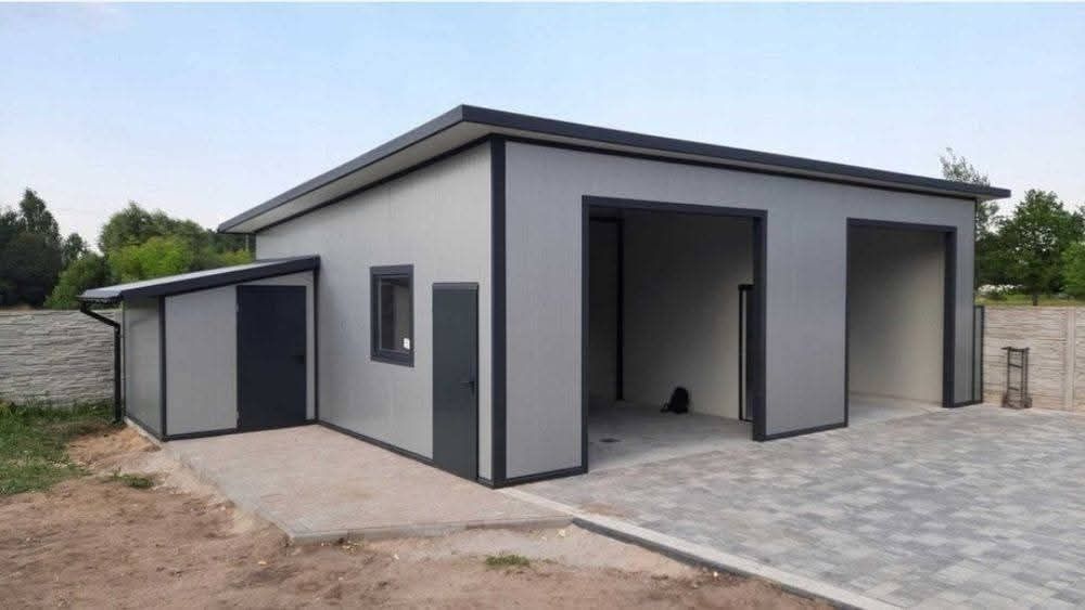 Vând garaje din panouri sandwich