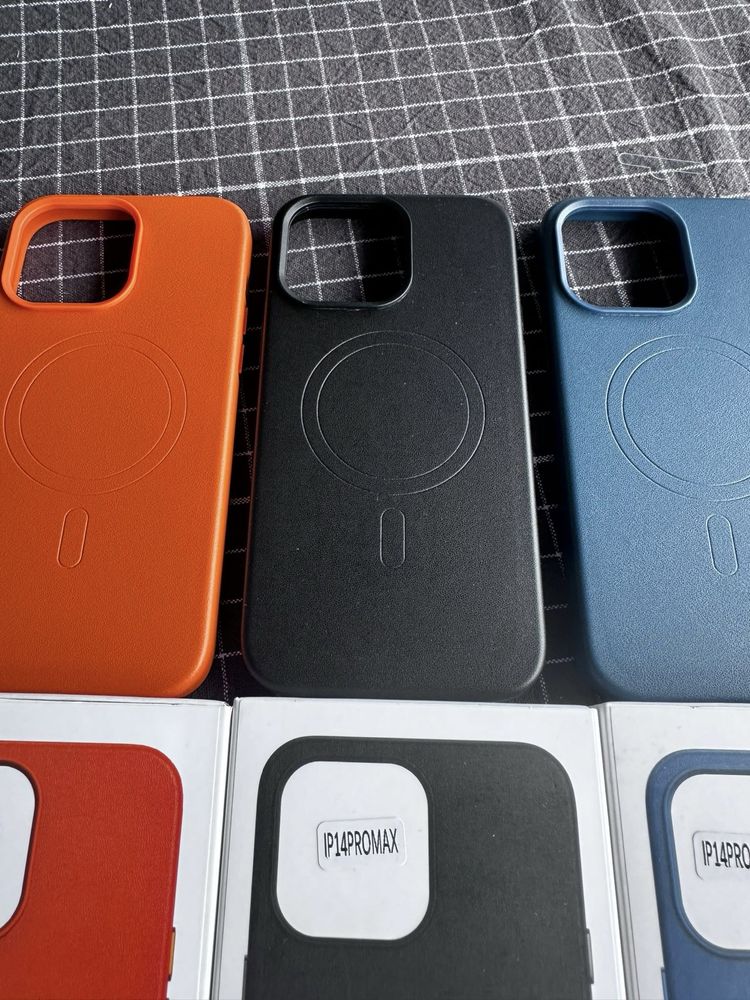 Husa piele iPhone 14 Pro Max Magsafe