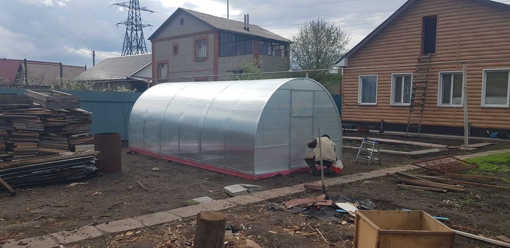 Теплица, поликарбонат, Рудный