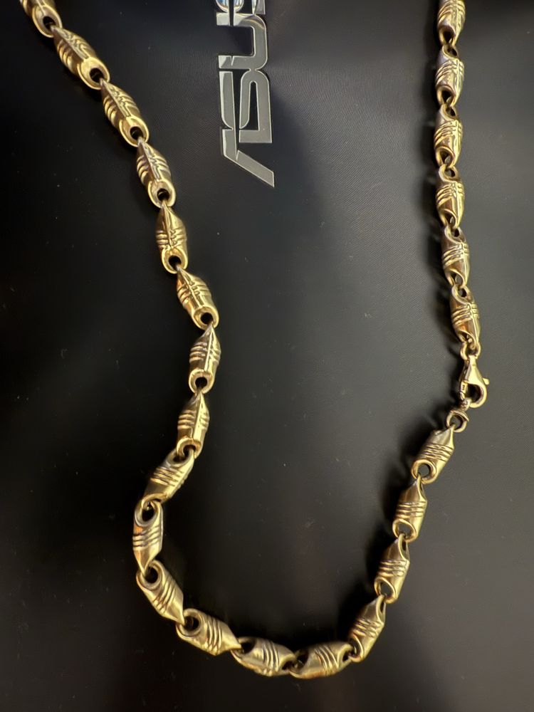 lant aur 14k greutate 34 grame lungime 63 cm