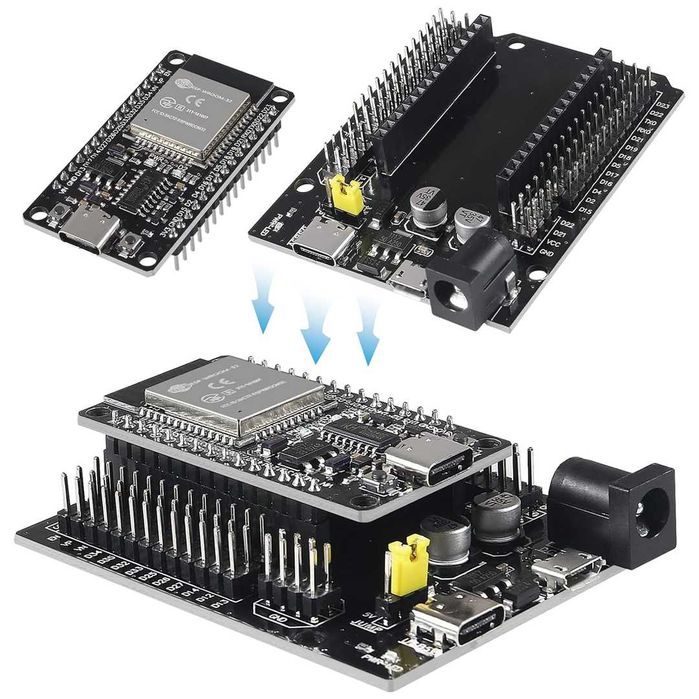ESP32 USB-C CH340 Placă de dezvoltare + ESP32 30Pin DEVKIT V1
