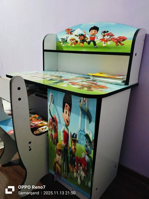 Bolalarnig parta va stuli 5 sinfgacha buladi