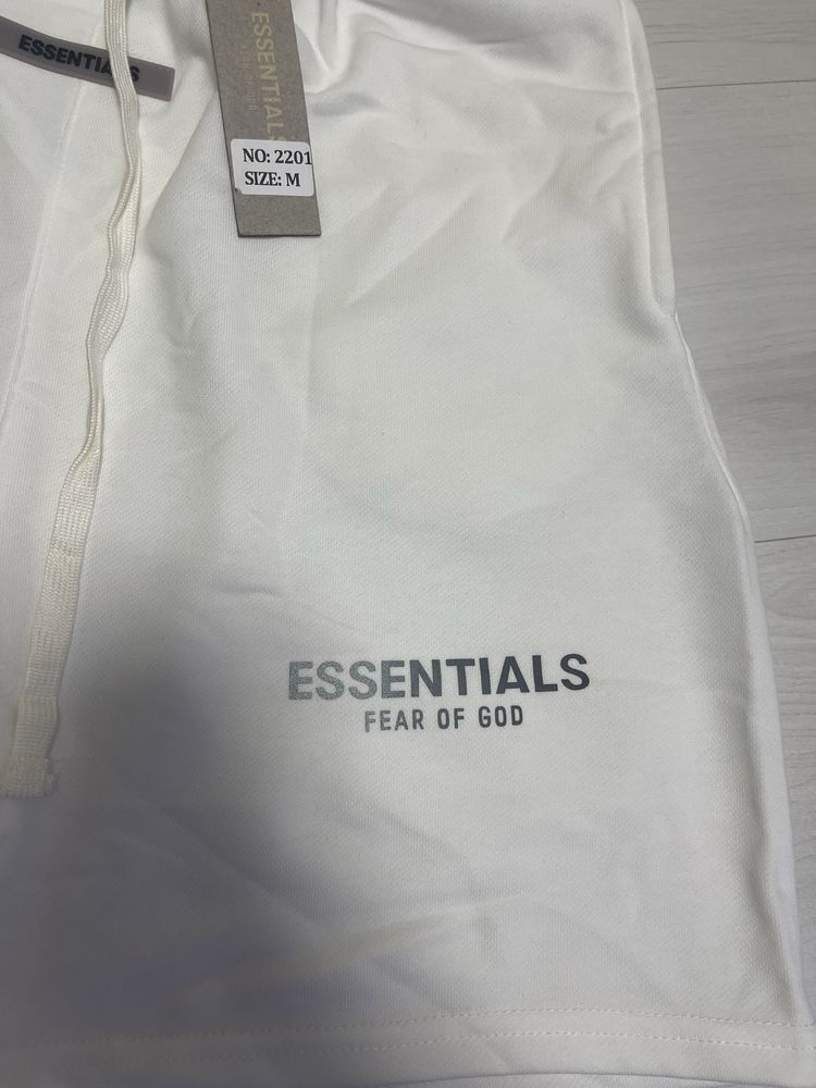 Pantaloni scurti essentials albi