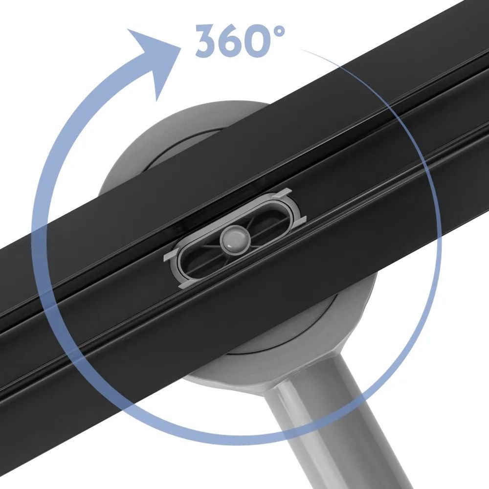Линеен сифон REA Neox Slim Pro Black 80