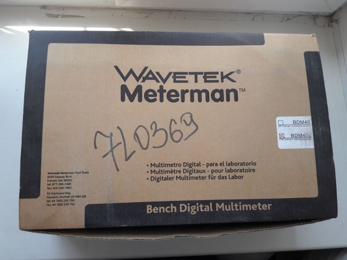 Мультиметр Wavetek Meterman bdm40