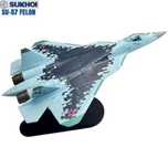 Macheta avion metalica SU-57 Felon scara 1:100 20cm