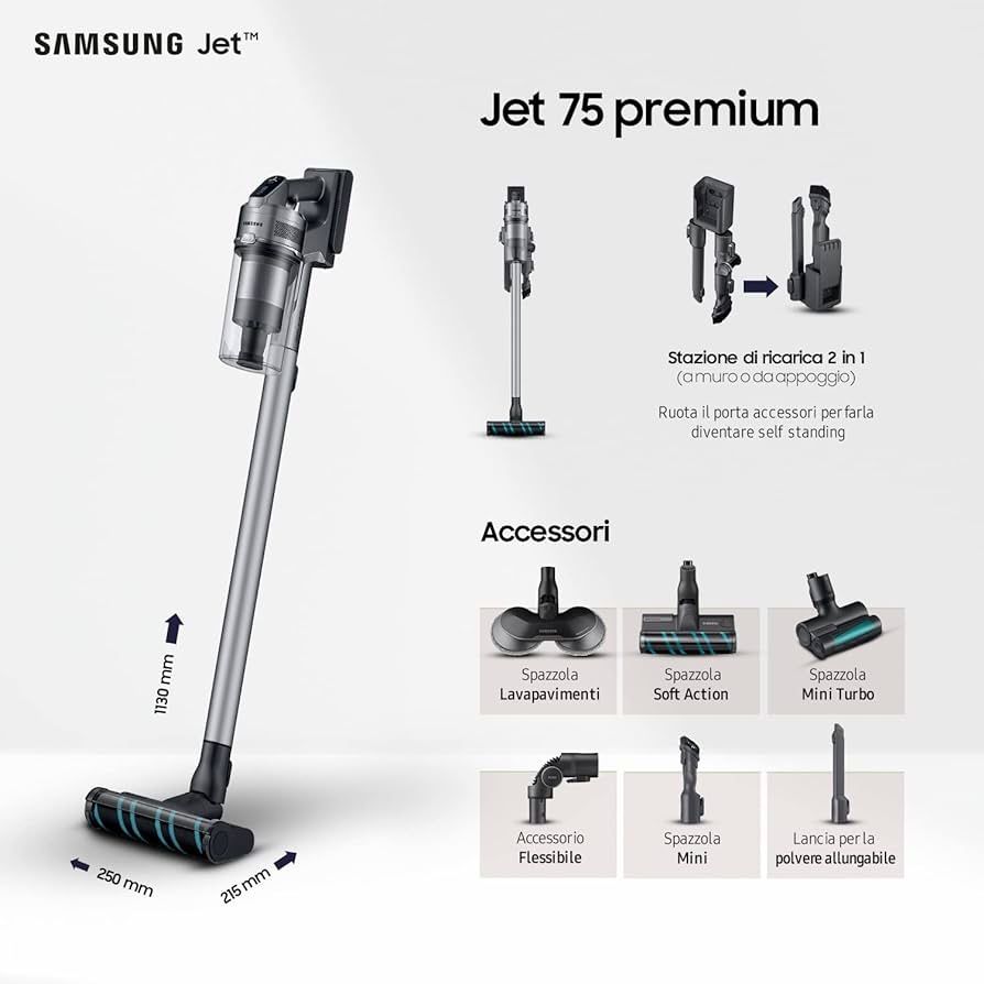 Aspirator vertical Samsung Jet 75 Premium