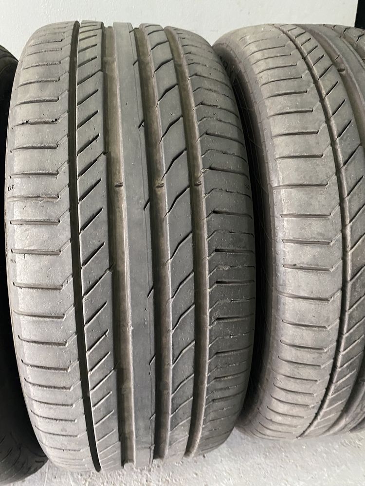 Set 4 anvelope 225/45R17 Goodyear F1 / Continental CSC5