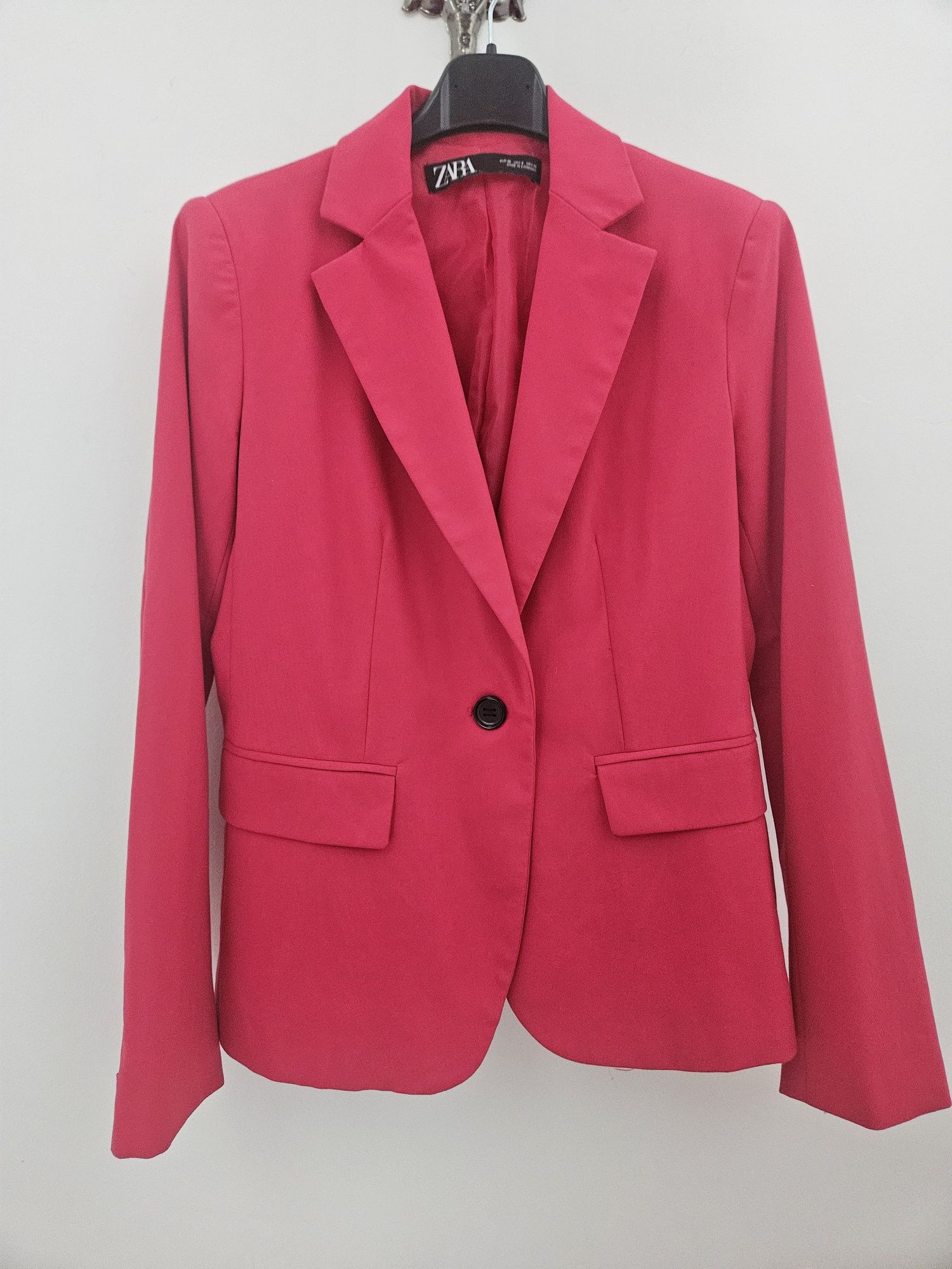 Sacou roz fucsia de dama, marimea 36, transport gratuit