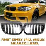 Negru Lucios Grile Nari Duble M BMW Seria 1 E81 E87 E88 2004-07 M pack