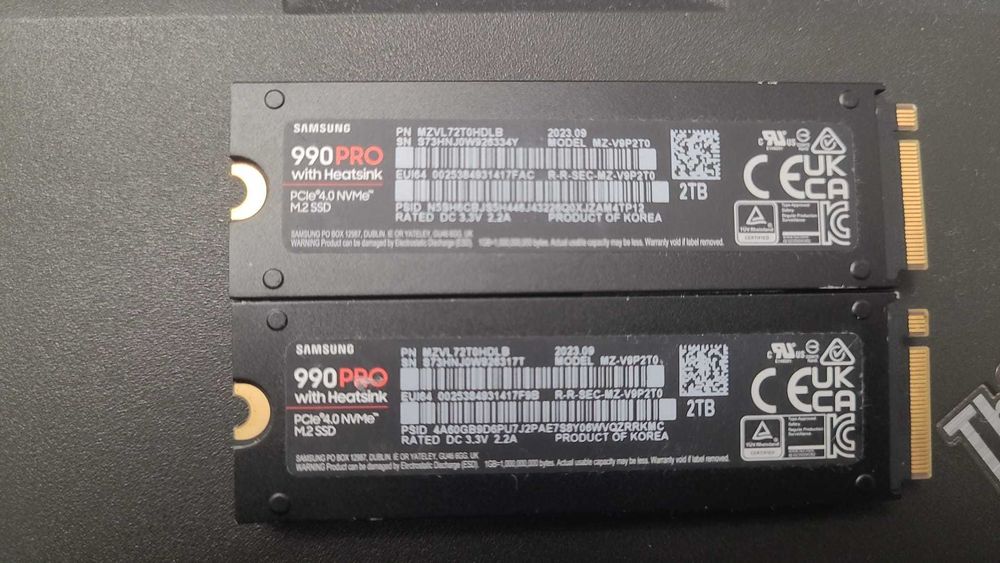 SSD Samsung 990 PRO HeatSink de  2TB PCI Express 4.0 , nou