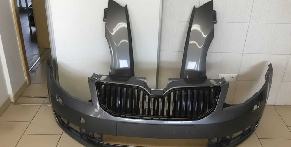 Bara+Aripa Fata Dreapta & Stanga Skoda Octavia 3 III 13-17 (LF7A Gri)