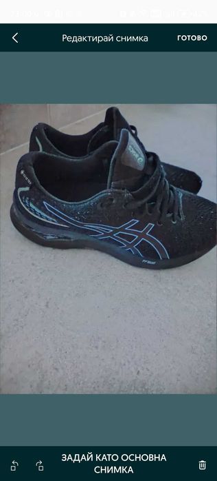 Маратонки Асикс gore tex