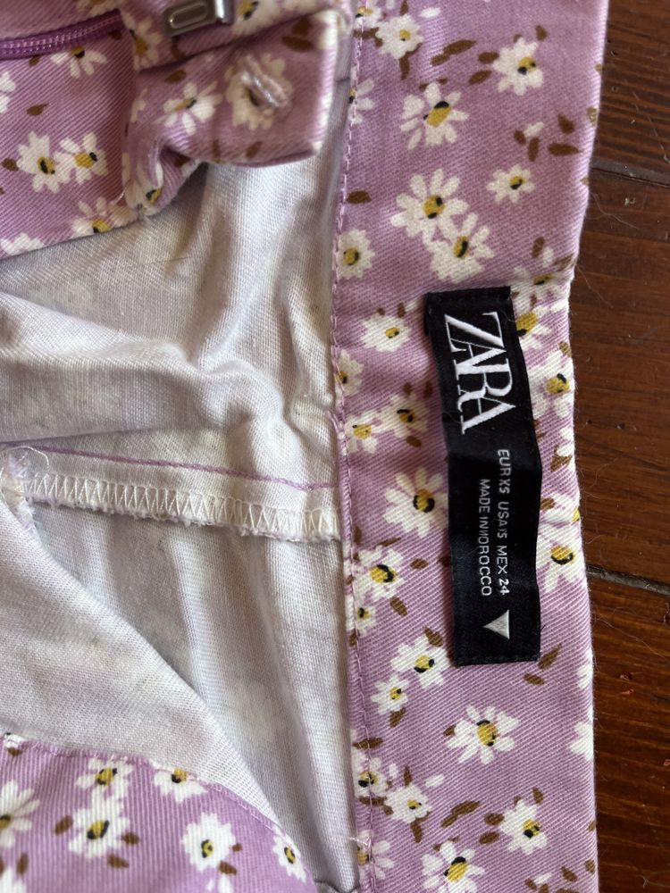 Флорални дънки zara