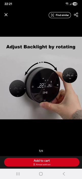 Nou Sigilat Termostat Centrala Ambient Wirreles WiFi Smart Fara fir