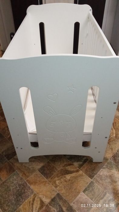 Детско кревадче с матраче и протектор