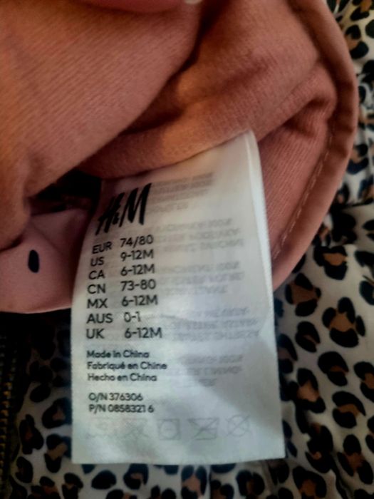 Geacă h&m și mănuși