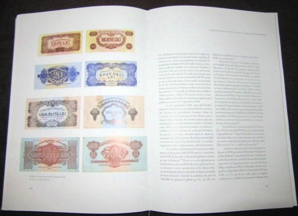 REDUS PRET REDUS Bancnotele Romaniei - 4 volume probe, proiecte