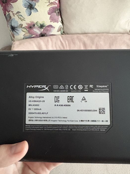 Tastatura Mecanica 100 HyperX Alloy Origins RGB