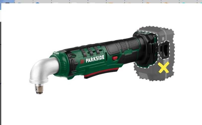 Тресчотка PARKSIDE  20V (½") - 76Nm + 4 ударни вложки