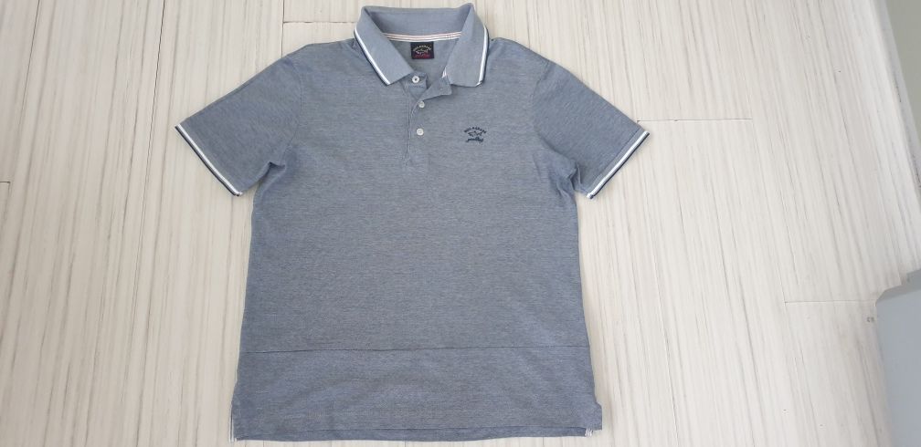 Paul & Shark Pique Cotton Italy Mens Size S ОРИГИНАЛНА Мъжка Тениска!