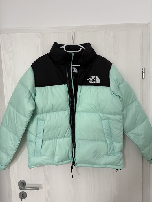 TNF puffer, jacheta de iarna cu gluga pentru ploaie