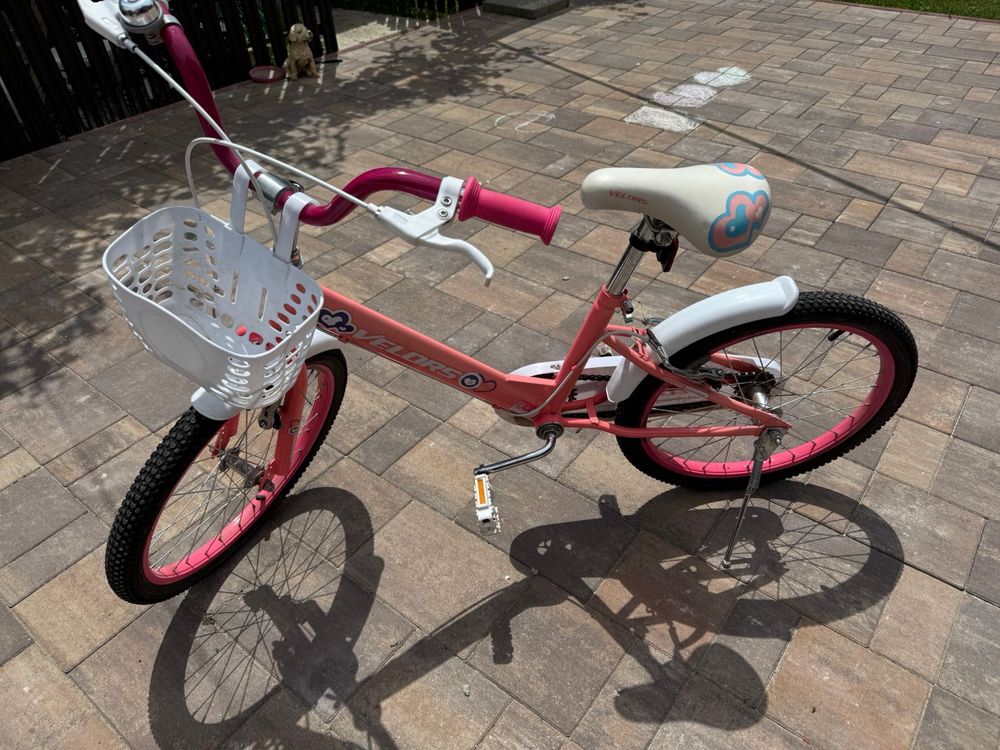 Bicicleta roz 20 inch fete Velors
