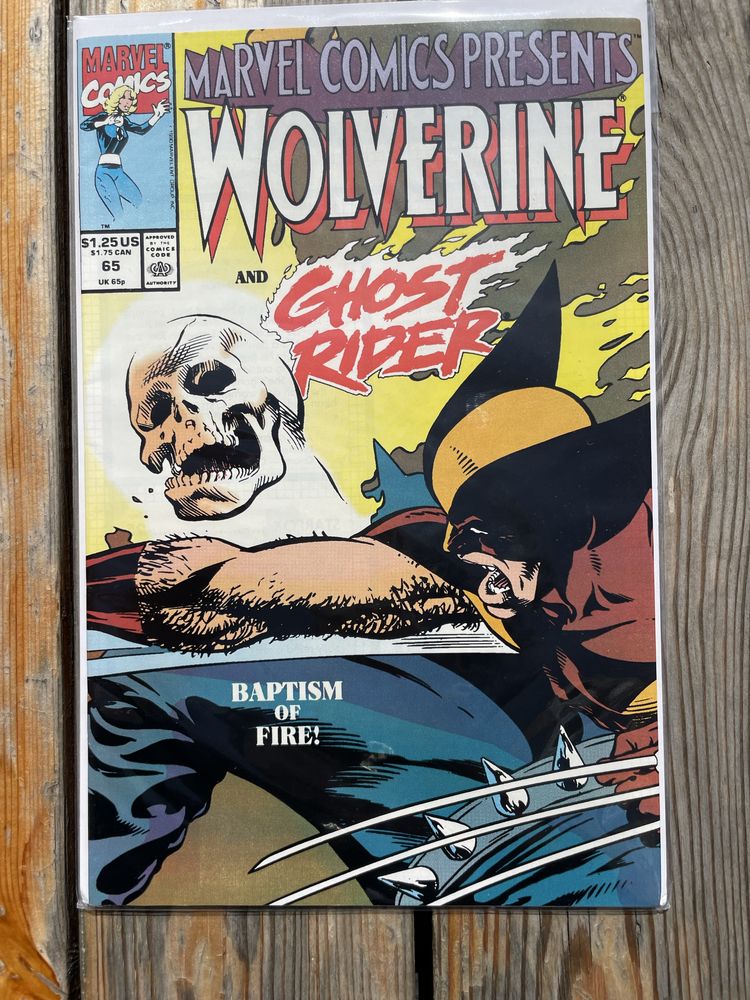 Комиксы 80-90х г. MARVEL Wolverine оригинальные.