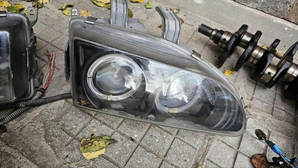 Сивик 5 angel eyes фарове