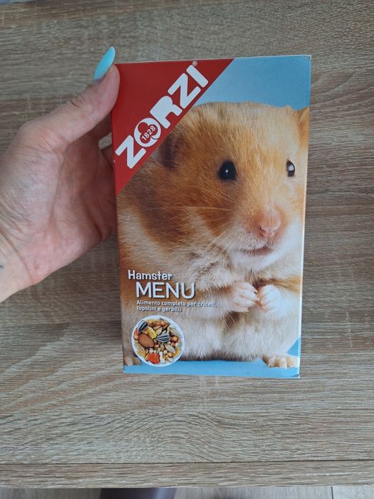 Cusca hamster + rumegus + hrana