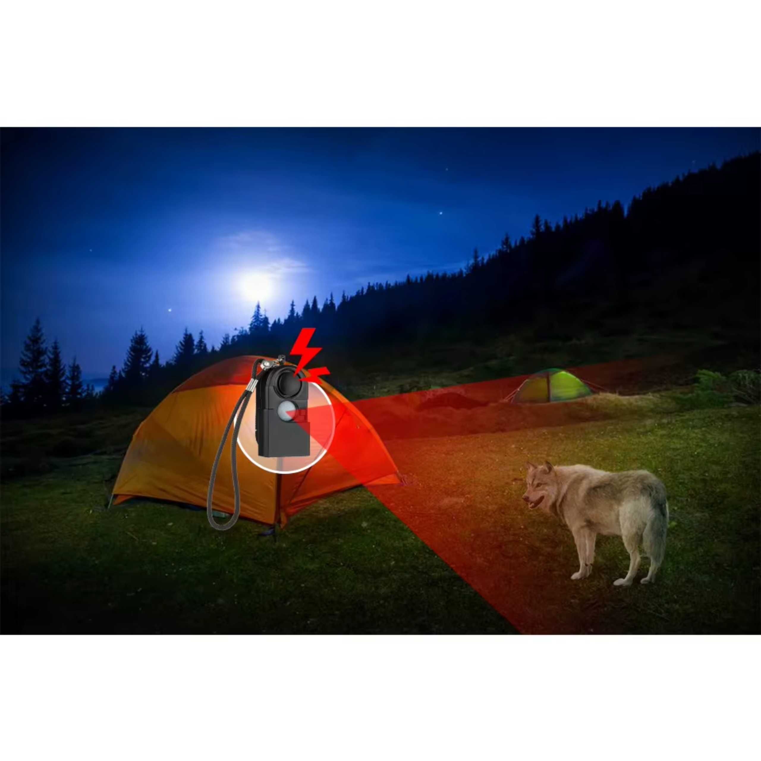Alarma cu Senzor Miscare,Portabila,120dB, Sirena SOS, Pescuit, Camping