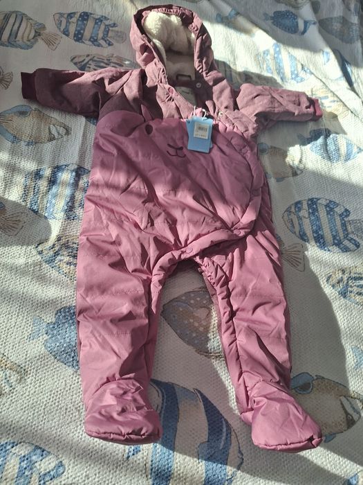 Sterntaler нов космонавт / ескимос за бебе момиче розов лилав р. 80