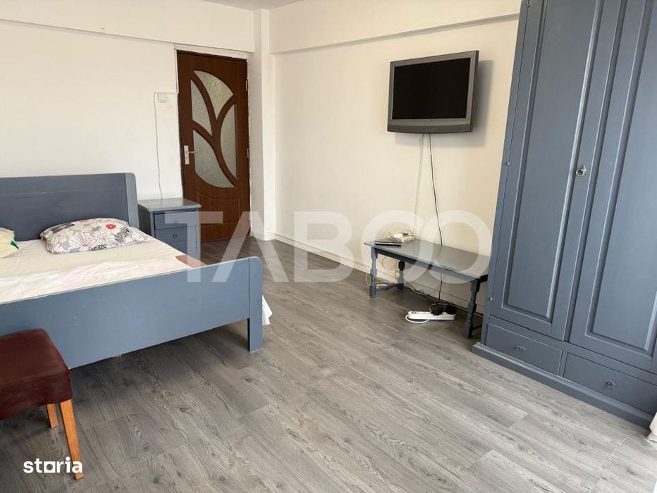 Apartament 2 dormitoare 50 mpu mobilat balcon zona Centrala Sibiu