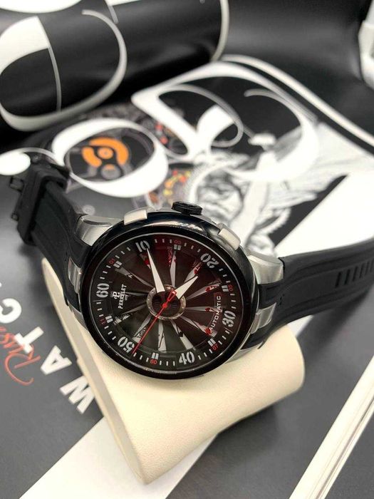 Perrelet Turbine Poker silver black